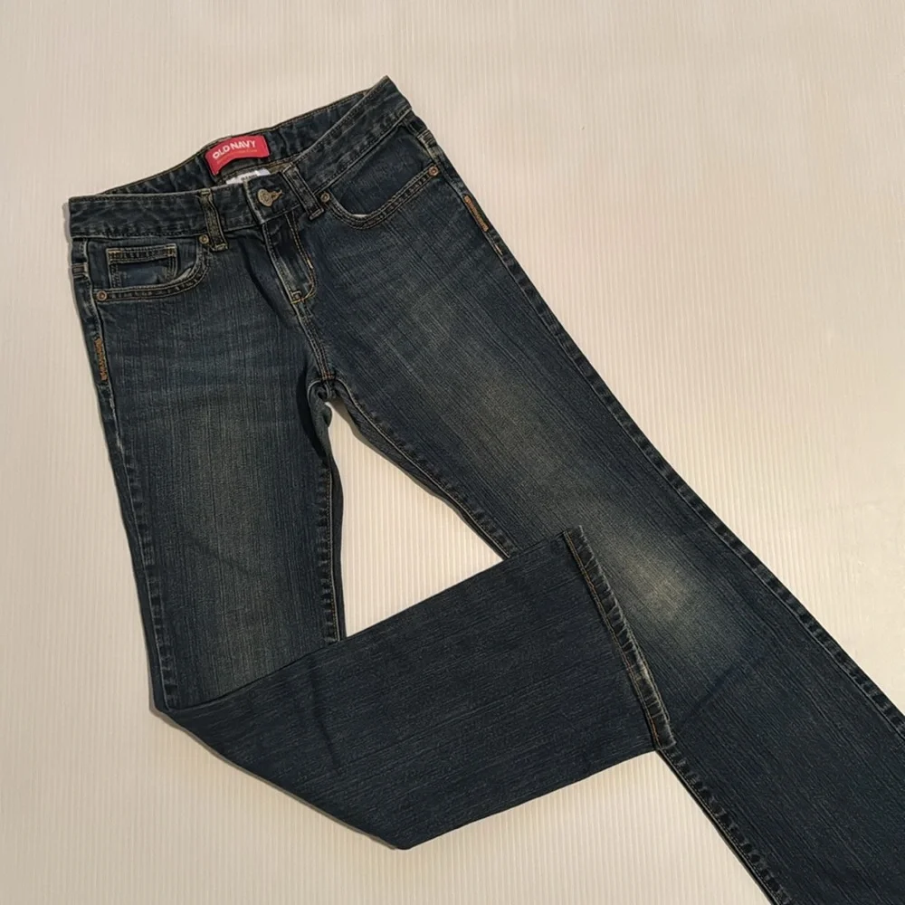 Old Navy Adjustable waist, Boot-Cut Jeans. Girls size 10